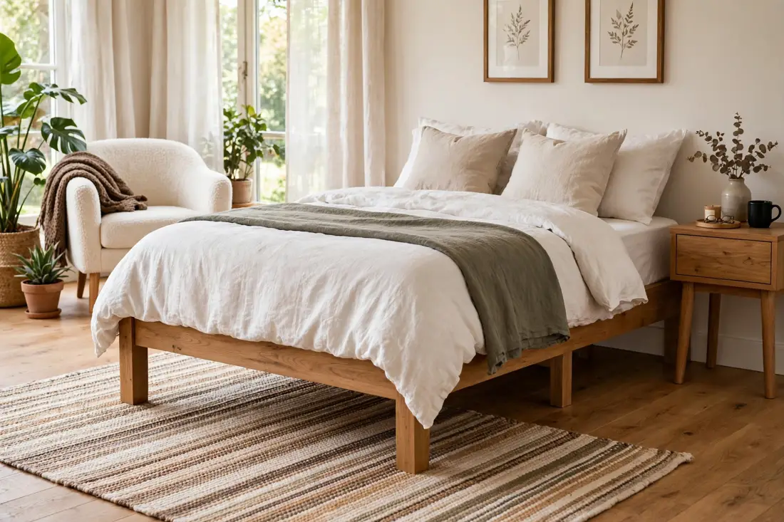 Rug placement with front legs only