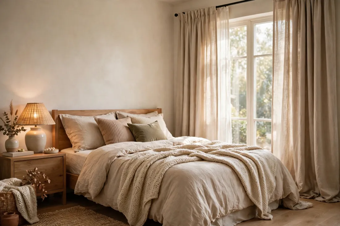 Cozy curtain panels