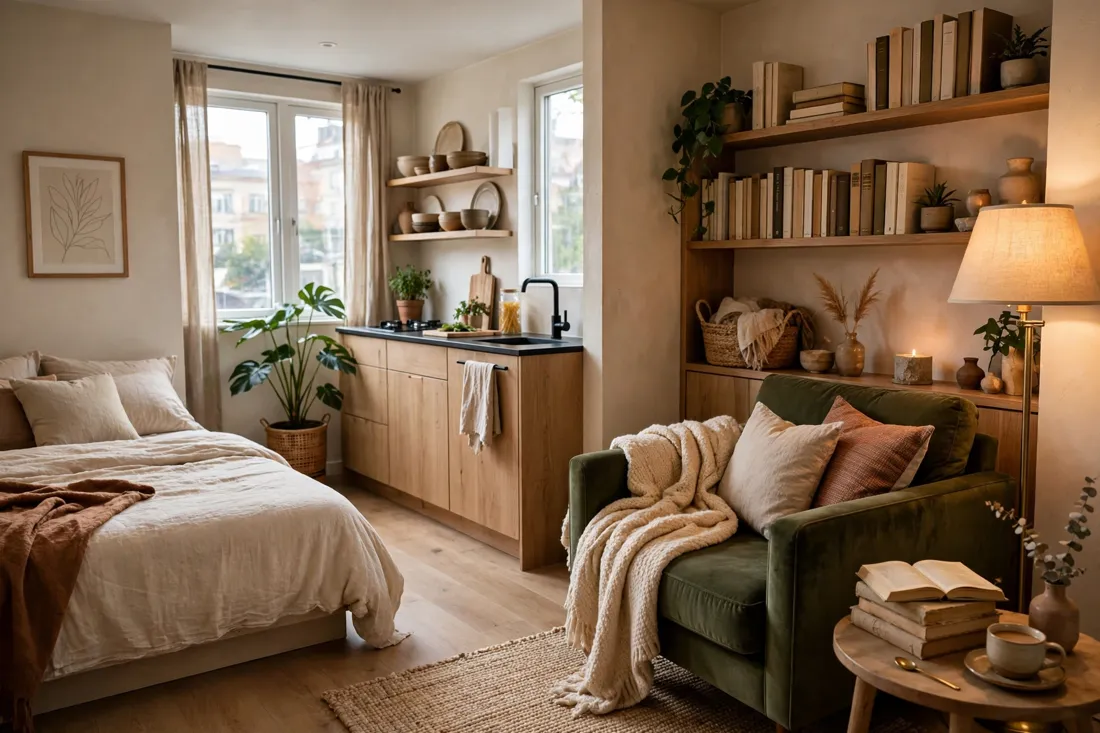 Studio reading corner