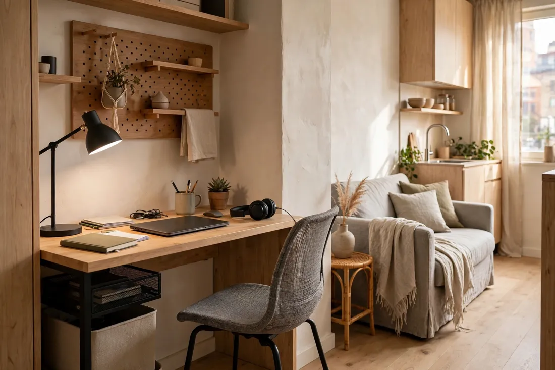 Small apartment work zone design