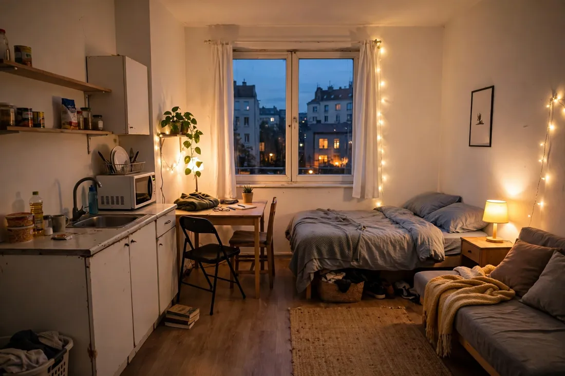 Evening budget glow