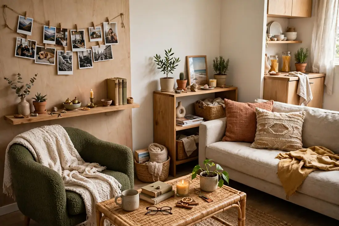 Small apartment personal touches